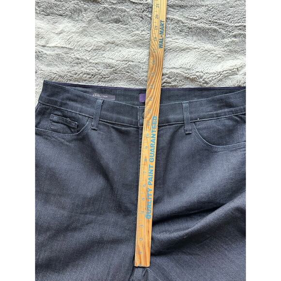 NYDJ Ariel Crop Jeans Enzyme Blue Lift Tuck Technology Women's Capri Size 18 - Picture 8 of 10